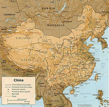 Китай. География